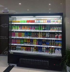 Wholesale Heavily Loaded Shelf Open Display Fridge , Open Chiller Supermarket Showcase from china suppliers