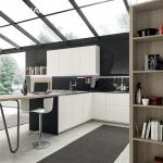 Minimalist Cabinet Designs Natural Wood Grain Stainless Steel Metal Modern
