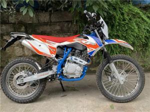 Wholesale 4 Stroke 200cc Dirt Bike Air Cooling , Off Road Motorcycle In Red Color from china suppliers
