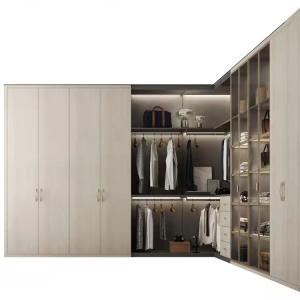 Wholesale Modern Open Walk In Closet Room Custom Bedroom Combination Cabinet from china suppliers
