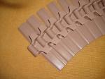 Plastic flat top conveyor chain LF880M-K325/LF880TAB-K450 magnetic sideflex