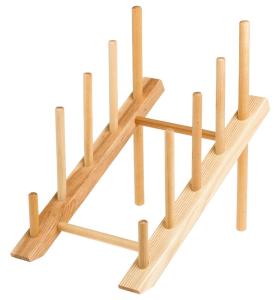 Wholesale 2 level bamboo plate drying rack from china suppliers