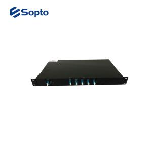 Wholesale 19 Inch Rack Fixed Optical Fiber WDM DWDM 100GHz Mux / Demux 1~3 Years Warranty from china suppliers
