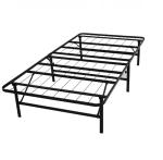 Foldable Steel Bed Frame for Comfortable Bedroom Furniture in Employee Apartment