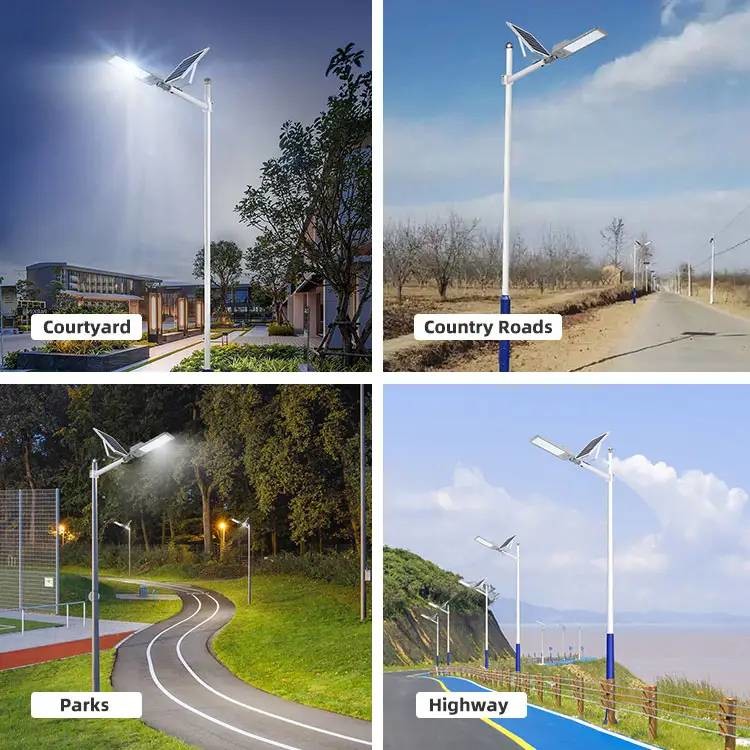 IP67 Waterproof Split Solar Street Light 120W Solar Street Light With Remote