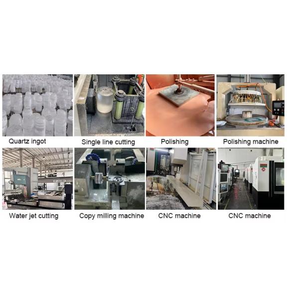 High Purity SIO2>99.99% Fused Quartz Plate with 92% Light Transmittance and ±0.02mm Tolerance