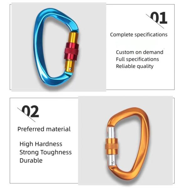 ZINC Finish Climbing Hook Essential Gear for Rock Climbing and Hiking Enthusiasts