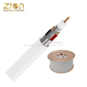 Wholesale Alu Braid 70% MENA CCTV Coaxial Cable With 2C Power Mini Coax +2 X 0.22 from china suppliers