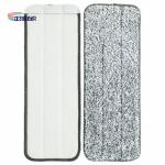 12x33cm Wet Floor Cleaning Mop Grey Cloth 3 Pockets Hand Wash Free Mop Refill