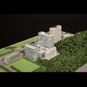 Wholesale 1/500 Guangzhou Chinese Hospital Model Minimalism Style Architectural Physical Model from china suppliers