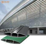 1.2mm Aluminum Sun Shade System Anti - Corrosion Industrial Rhombus Louver For