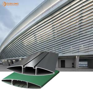 Wholesale PVDF Coated Exterior Wall Aluminum / Aluminium Sun Shade Panel System For Commercial Building from china suppliers