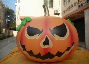 Wholesale Customized Halloween Inflatable Advertising Signs / Blow Up Pumpkin Decorations from china suppliers
