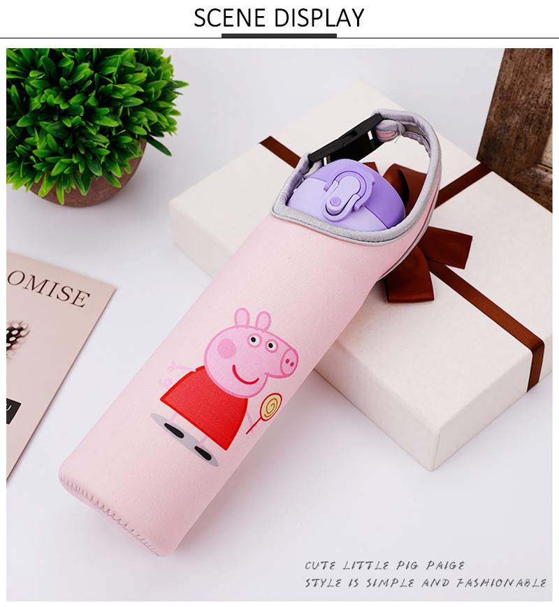 Foldable Neoprene 65mm*180mm Water Bottle Sleeve