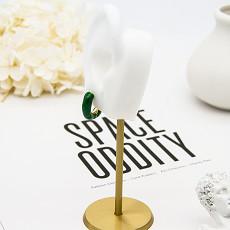 Wholesale Large Hoop Fashion Jewelry Earrings Gold Green Epoxy 1 X 6mm For Men Women from china suppliers