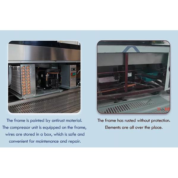 Large Capacity Cake Display Cabinet Refrigerator Arc Type With Lamp