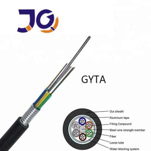 Wholesale 12 24 48 Core Armoured Underground GYTA G652D Fiber Optical Cable Outdoor from china suppliers