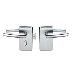 Wholesale Glass door locks LC-031, stainless steel 304 plate, finishing satin or mirror from china suppliers