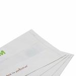 White Food Grade Kraft Paper Bag with Clear Window