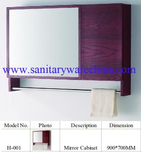 Wholesale Aluminum Mirror Cabinet /Home Decoration Furniture H-001 size800X700 from china suppliers