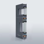 Triplex Glass Standard Optional Colour French Window Aluminum Casement Glass