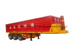 3 axles end tipping semi trailer/rear dump semitrailer for truck 50 - 60 Ton