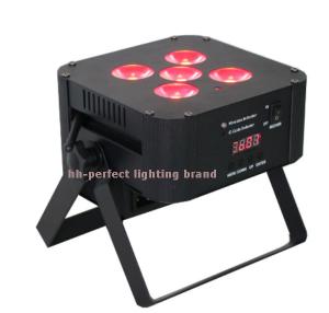 Wholesale 2016 new style 5pcs LED Par RGBWA UV digital wireless battery par led stage lighting from china suppliers