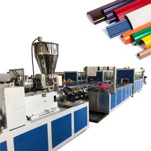 China 380kg/H UPVC Profile Extrusion Machine 80/156 PVC Window Profile Extrusion Line on sale