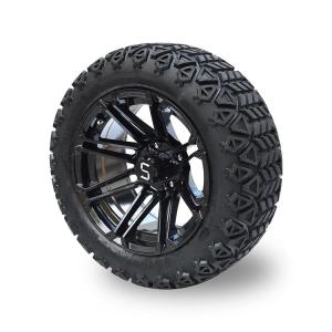 Wholesale Golf Cart Off-Road 22*10-14 Tire and Gloss Black Rim With S Center Cap from china suppliers