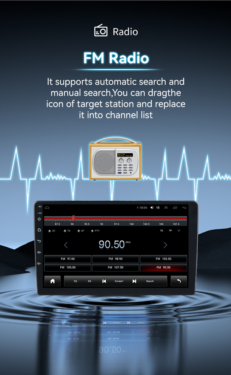 7/9/10 Inch Android Car Radio Car DVD Player For Apple Carplay Stereo Android Radio