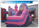 Lovely Pink Princess Inflatable Bouncy Castle Kids Games CE / UL Certification