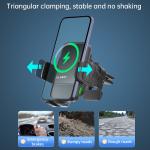 Versatile Magnetic Car Mount Large Span Clamping Arm Magnetic Car Phone Holder