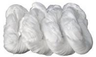 Wholesale Knotless Raw White Yar For Garment , Super Bright Polyester Twisted Yarn from china suppliers
