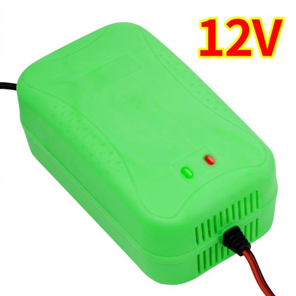 12V 6A Mini Portable Lead Acid Car Battery Charger with 15W/10W/7.5W/5W