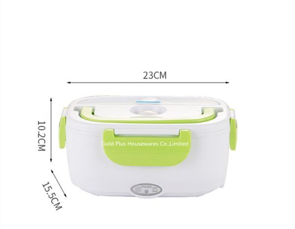 Household good quality stainless steel liner electric lunch box 110V/220V green