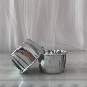 Wholesale Silver Aluminum Metallic Foil Cupcake Paper Cups For Wedding from china suppliers
