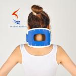 Emergency cervical collar free size blue yellow color rigid collar brace China