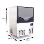620w 65 KG LZ-200 Moon Crescent Ice Making Machine 680*690*1000mm