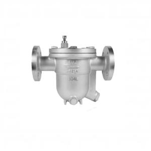 Wholesale flanged free float ball condensate bucket steam trap WCB Stainless steel from china suppliers
