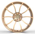 Gold Painted 20X9 One Piece Forged Wheels For BMW 520d F10 2014
