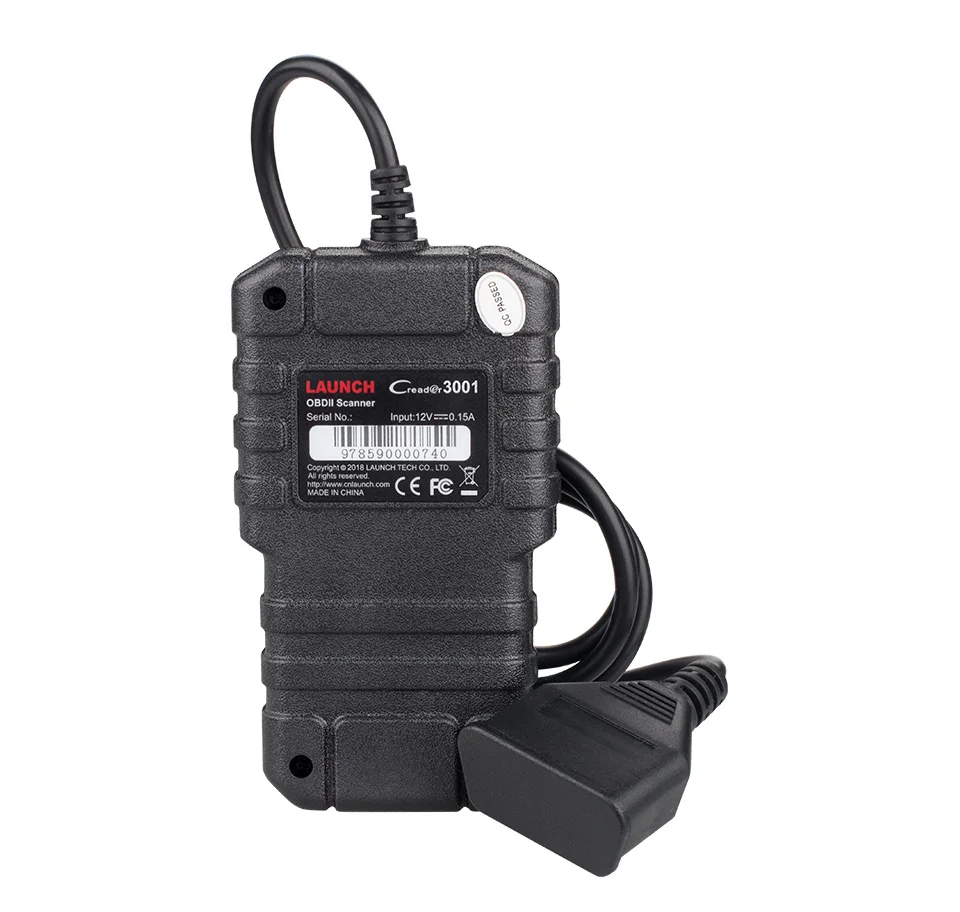 Launch X431 Creader 3001 Engine Full Obd2 Code Reader Diagnostic Tool OBDII CR3001 Scanner Turn Off Engine Free Update