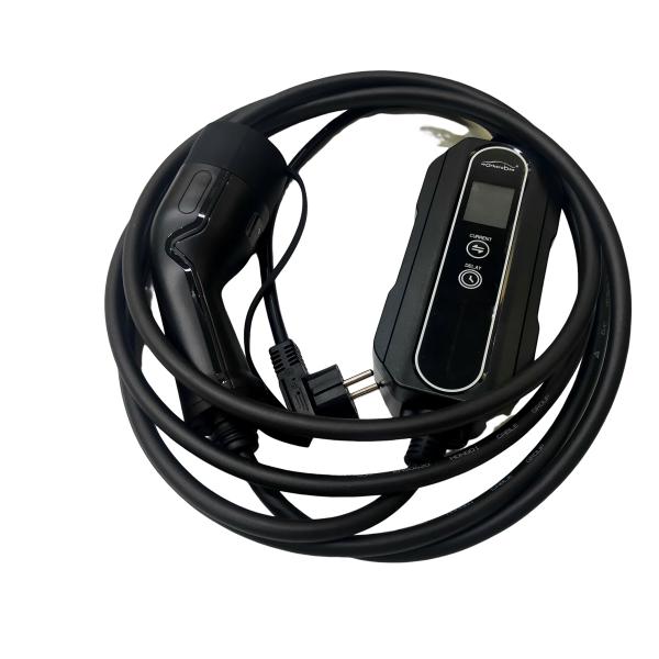 AC 16A Adjustable 1 Phase 2.1 EV Portable Charger With CE TUV Certification