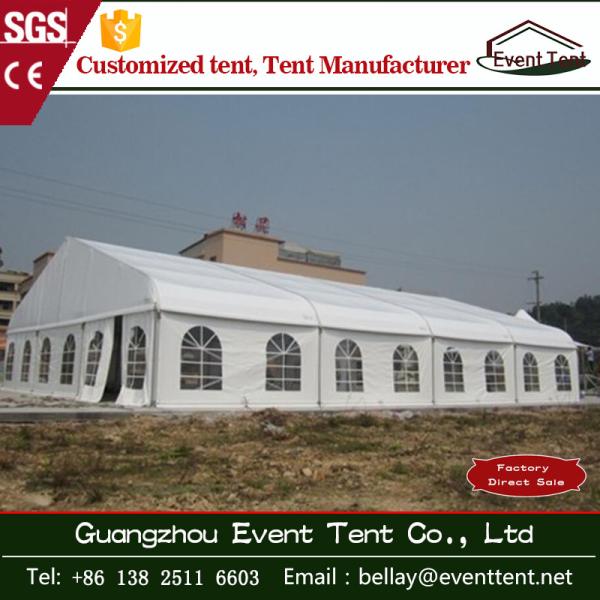 Wedding / Event Marquee Curved Trade Show Tent 20 * 30m Hot - Dip Galvanized