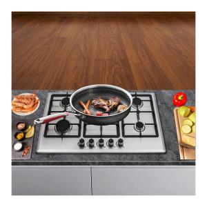 China Built In 5 Burners Gas Hob Stove Gas Cooktop Flameout Protection on sale