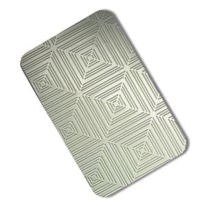 Wholesale Grade 410 Embossed Stainless Steel Sheet Slit Edge 1.2mm ODM Pattern from china suppliers