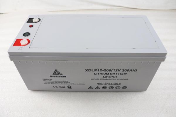 Lifepo4 100ah 12v Van Lithium Battery 407*174 *215mm For RV Battery Car Yacht