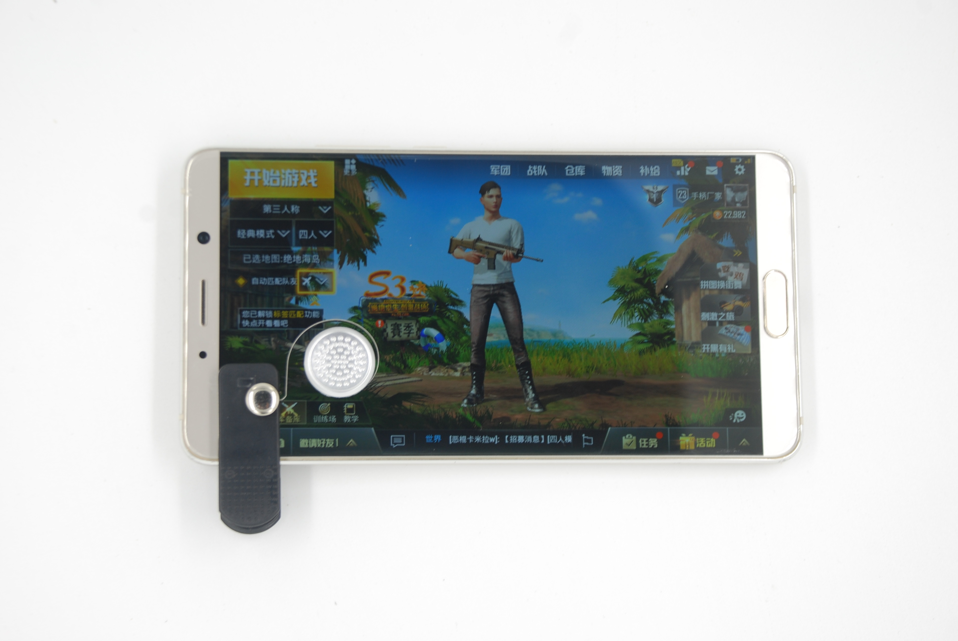Playerunknown's Battlegrounds Mobile Joystick Controller Sensitive Eat Chicken Game Handle