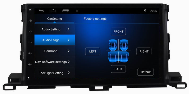Ouchuangbo car radio multi media digital screen for Toyota Highlander 2015 with USB SWC 1080P Video BT android 8.1