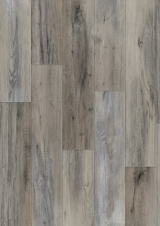 5mm SPC Click Flooring Antibacterial Seamless Persian Oak Burlywood Wood Grain GKBM JR-W17013