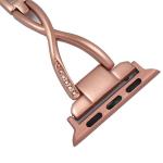 Metal Diamond Apple Smart Watch Strap Apple X Shaped